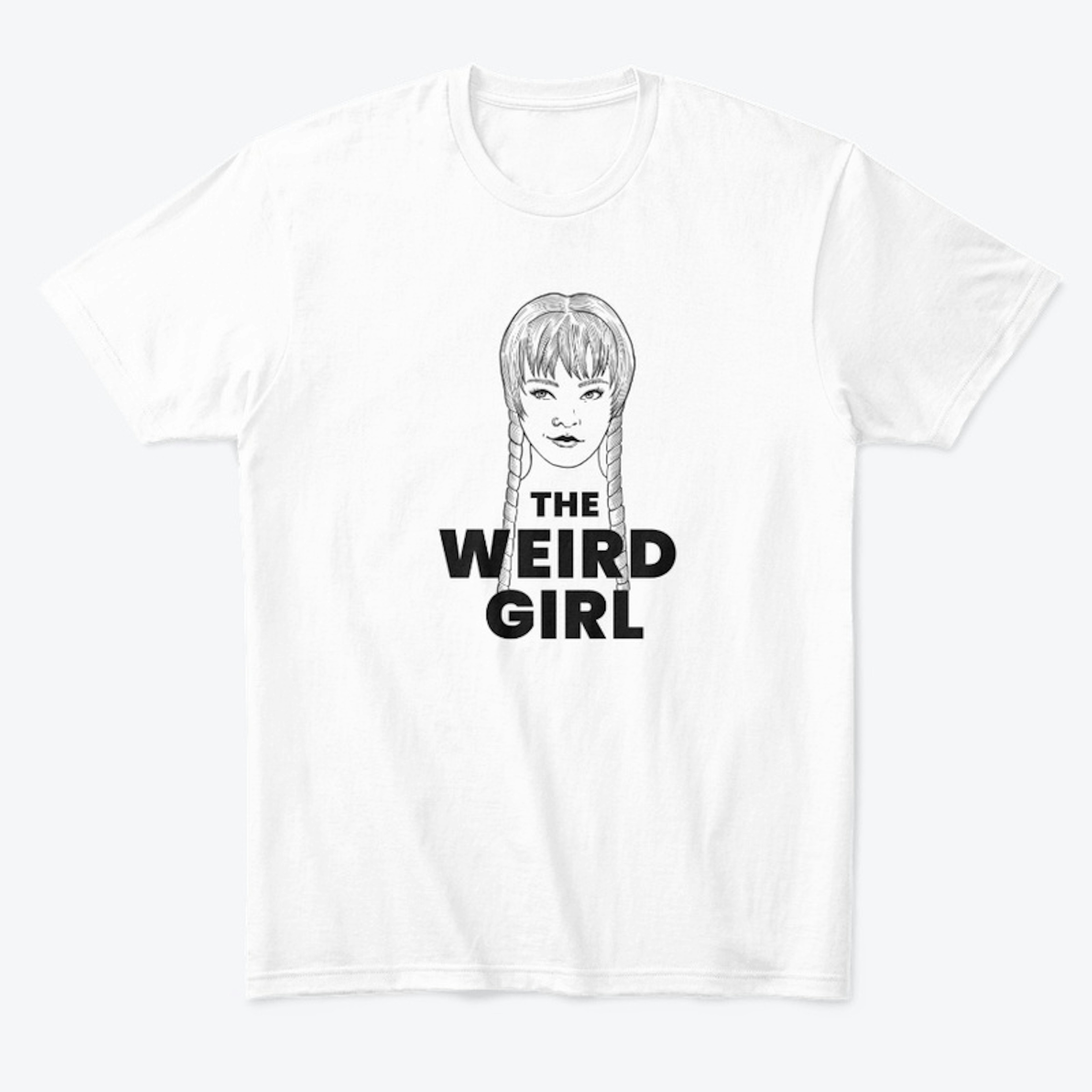 The Weird Girl - Black and White Ink