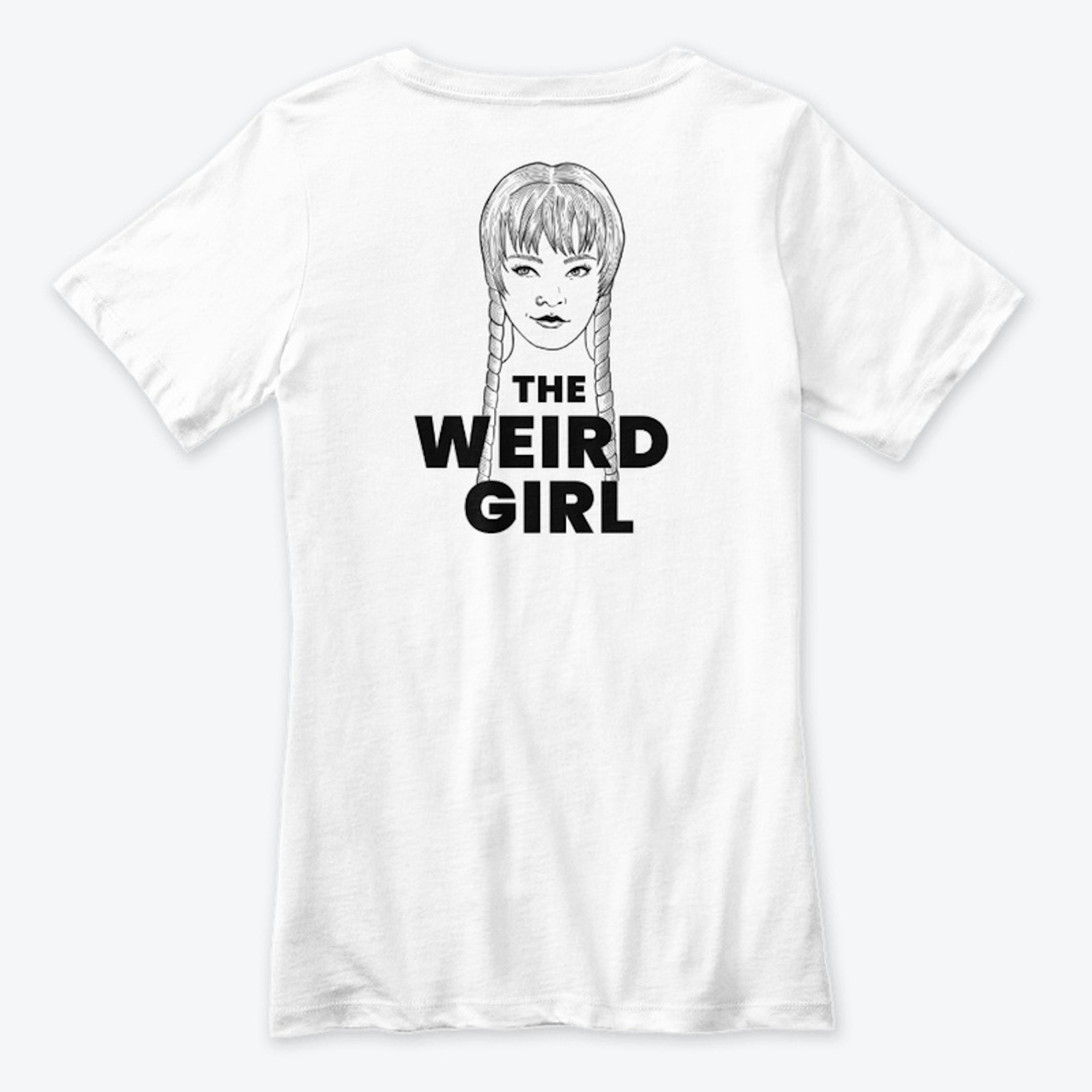 The Weird Girl - Black and White Ink