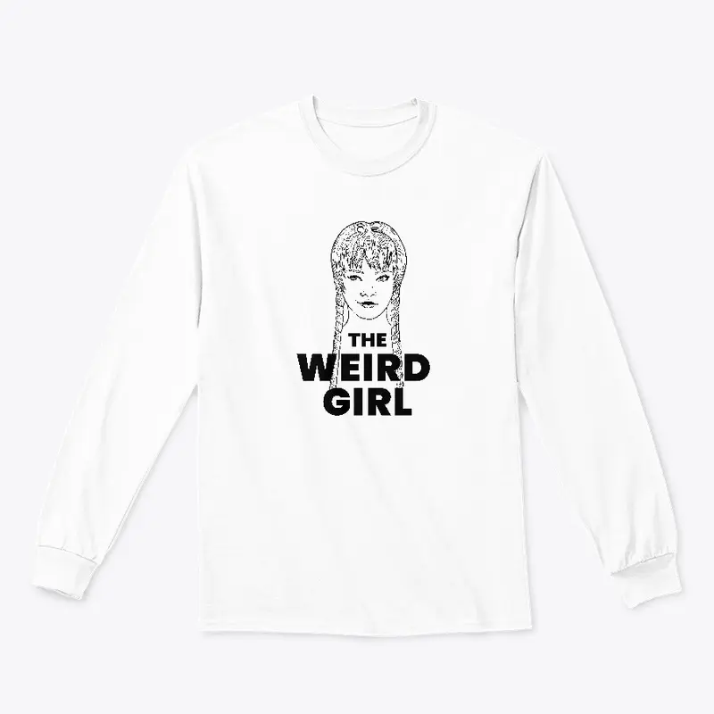 The Weird Girl - Black and White Ink