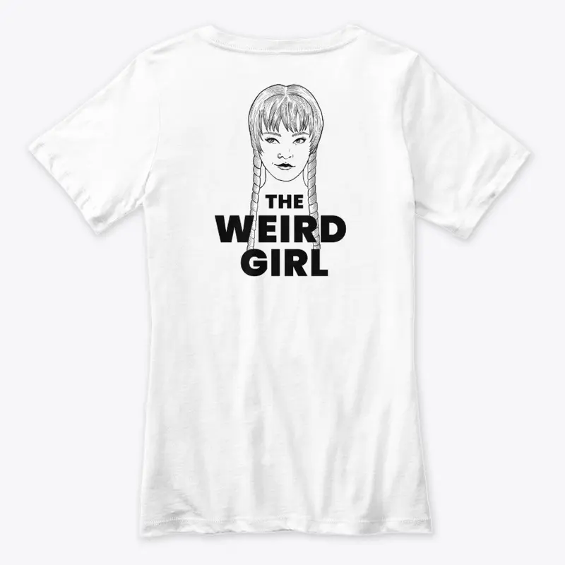 The Weird Girl - Black and White Ink